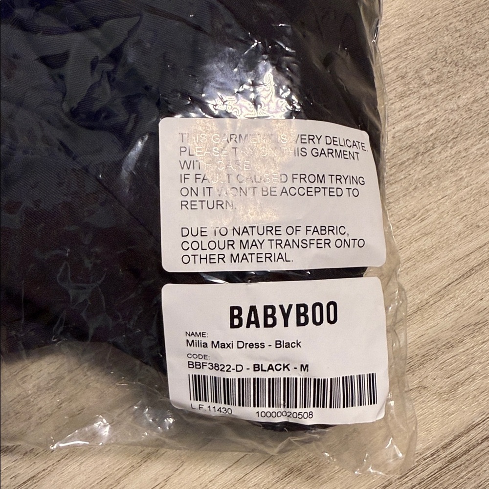 MILIA MAXI DRESS - BLACK - Picture 5 of 5